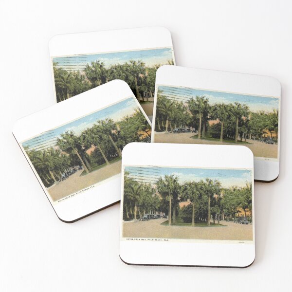 Item preview, Palm Beach Florida, Royal Palm Way, 1930s Vintage Inspired designed and sold by markomundo.