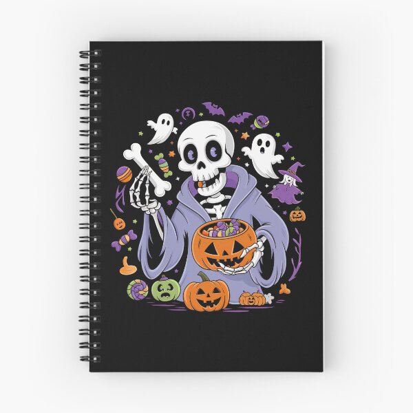 Item preview, Haunted Treats – Skeleton and Ghost Share the Sweets designed and sold by RandomRhythm.