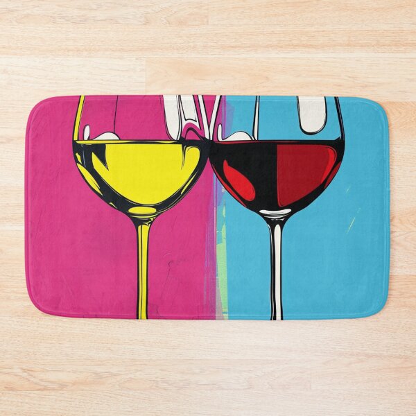 Item preview, Glass of Wine Pop Art 8 designed and sold by AstroRisq.