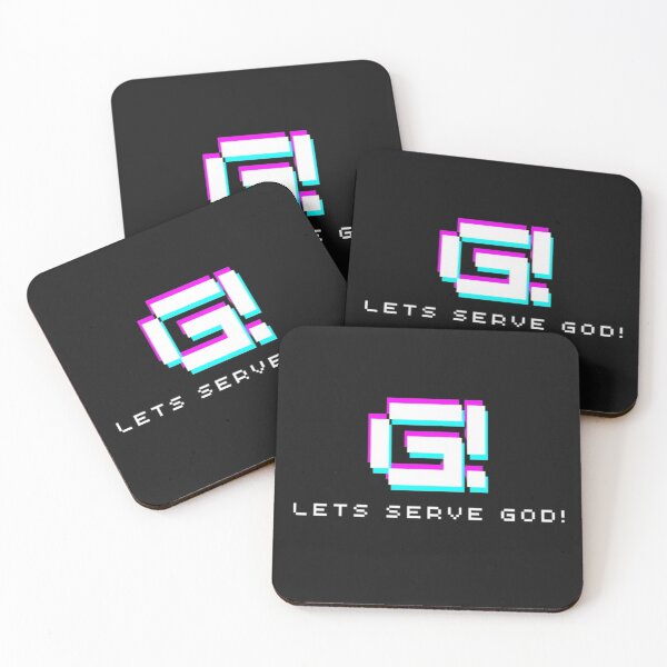 Item preview, Let's Serve God Christian Design designed and sold by ShopSolitudeInc.