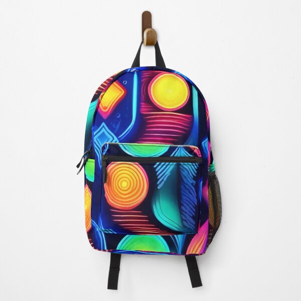 Item preview, Neon Geometric Mandala Art designed and sold by Health And Fitness Posts e-Store.