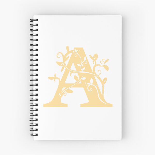 Item preview, Yellow Capital Letter A With Vines designed and sold by Victoria Lehnard.