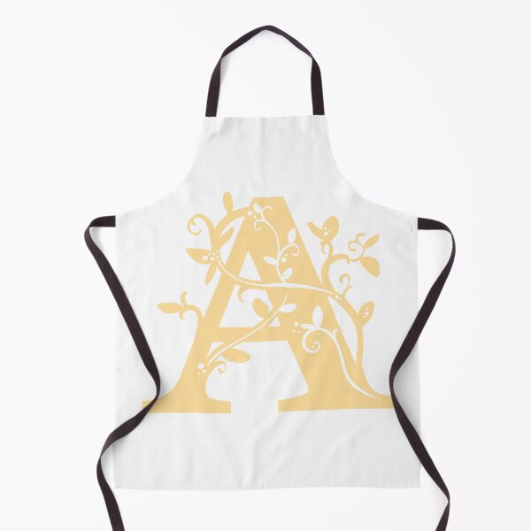 Item preview, Yellow Capital Letter A With Vines designed and sold by Victoria Lehnard.