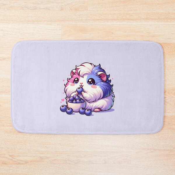 Item preview, Cutest ,chubbies little Guinea Pig eating blueberries Sticker and more designed and sold by CRandRRstickers.
