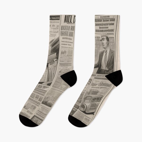 Item preview, Vintage newspaper advertising art print  designed and sold by Roxburylane.