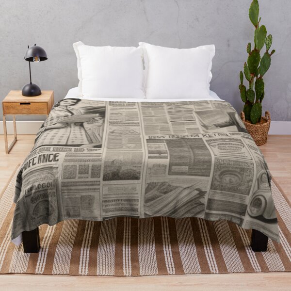 Item preview, Vintage newspaper advertising art print  designed and sold by Roxburylane.