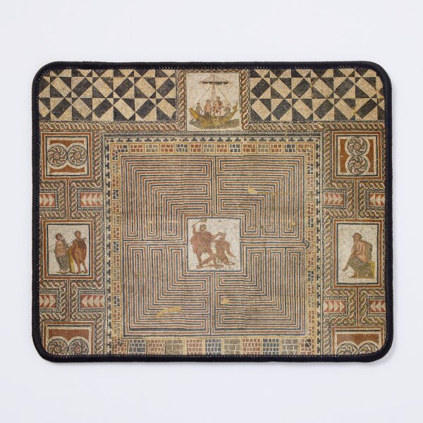 Item preview, Theseus Mosaic - Minotaur Labyrinth  designed and sold by softbluehum.