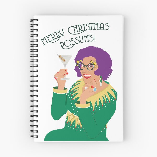 Item preview, Dame Edna Everage Aussie Christmas Merry Christmas Possums designed and sold by adlibcreative.