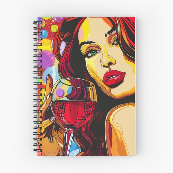 Item preview, Wine Girl Pop Art 4 designed and sold by AstroRisq.