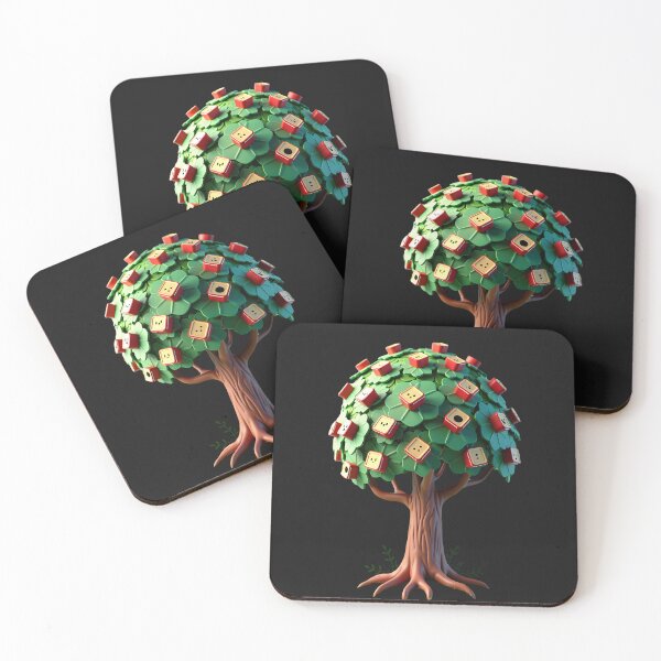 Item preview, Whimsical Tree of Digital Fruits designed and sold by eliteandhonor.