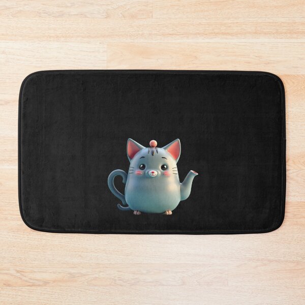 Item preview, Cute Cat Teapot Illustration designed and sold by eliteandhonor.