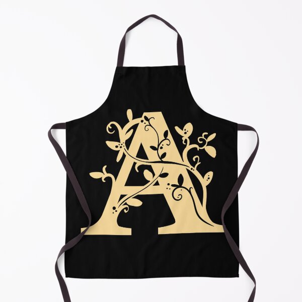 Item preview, Yellow Capital Letter A With Vines V3 designed and sold by Victoria Lehnard.