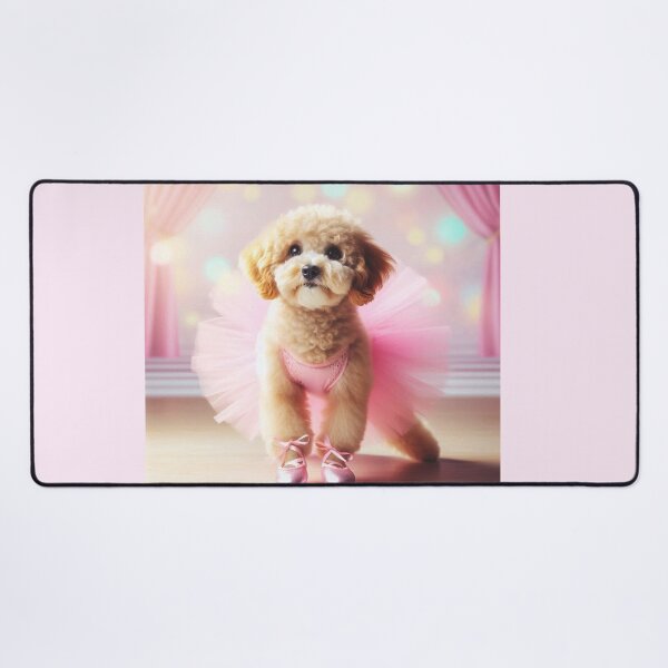 Item preview, Cavoodle ballerina in pink designed and sold by Zelda50.
