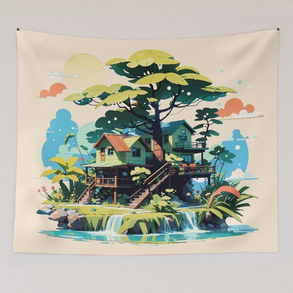 Item preview, Home on Island designed and sold by MickDing.