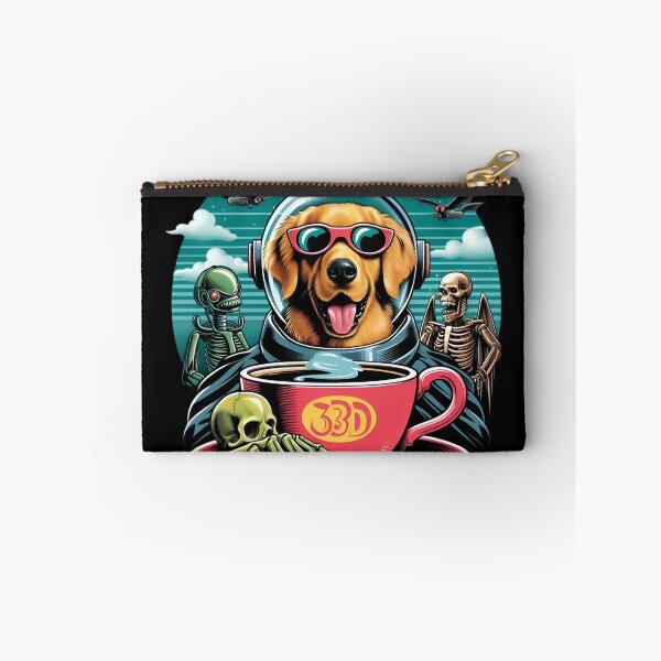 Item preview, Necromancer Golden Retriever Dog funny vintage t-shirts designed and sold by PAVOXAR.