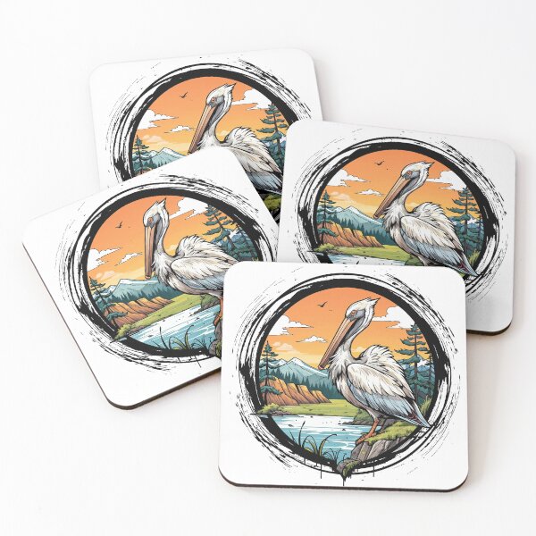 Item preview, Pelicans On Lake Neture designed and sold by pecussoul.