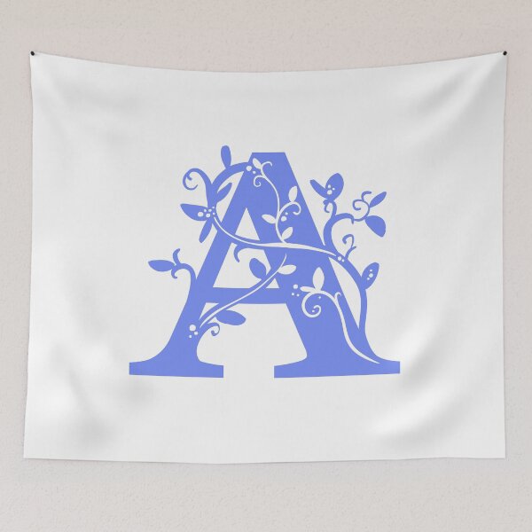 Item preview, Violet Capital Letter A With Vines designed and sold by Victoria Lehnard.