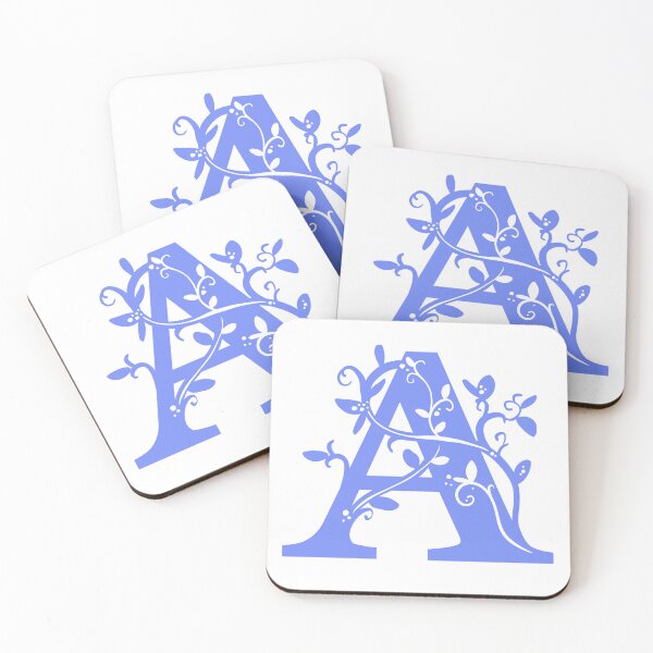 Item preview, Violet Capital Letter A With Vines designed and sold by Victoria Lehnard.