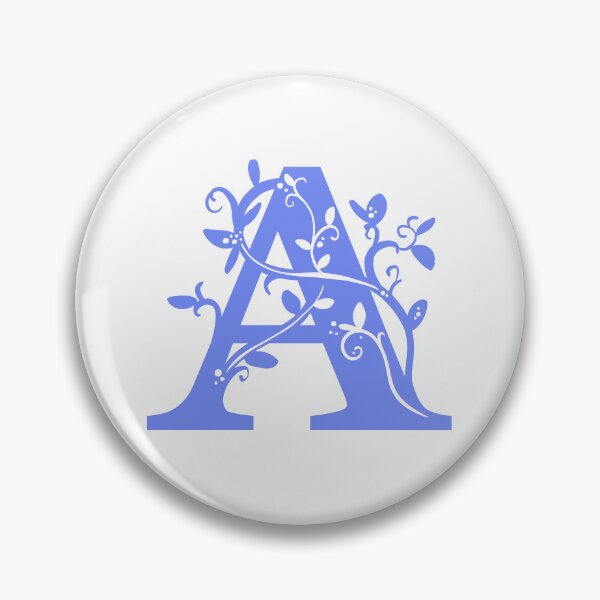 Item preview, Violet Capital Letter A With Vines designed and sold by Victoria Lehnard.
