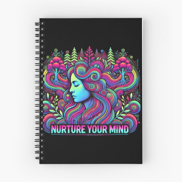 Item preview, Mente tranquila: arte vibrante inspirado en la naturaleza para la salud mental designed and sold by Noussairox.
