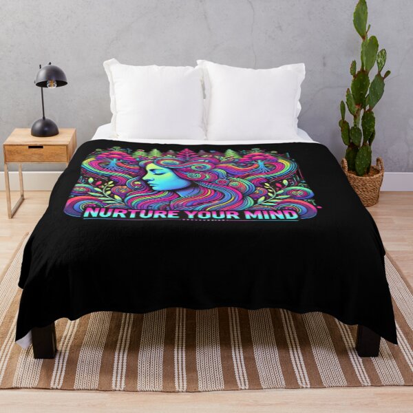 Item preview, Tranquil Mind - Vibrant Nature-Inspired Mental Health Art designed and sold by Noussairox.