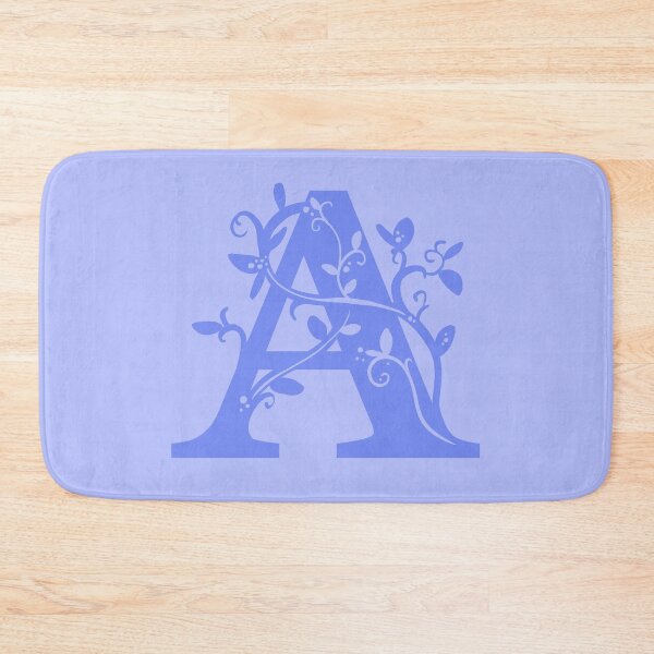 Item preview, Violet Capital Letter A With Vines V2 designed and sold by Victoria Lehnard.