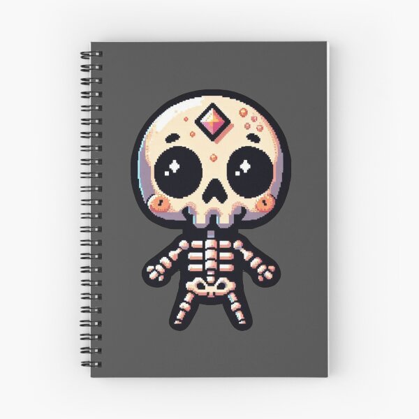 Item preview, Pixelart Skeleton designed and sold by Nostalgia Busters.