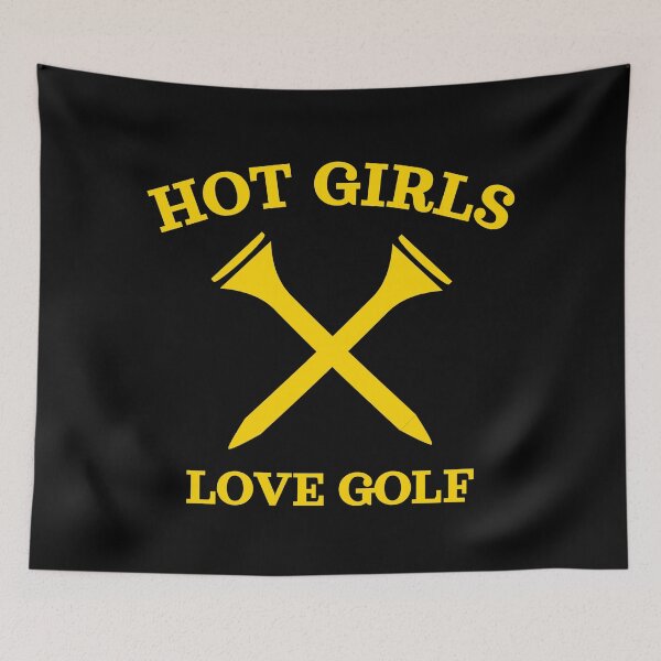Item preview, Hot Girls Love Golf, Yellow designed and sold by UNK-Fatigues.