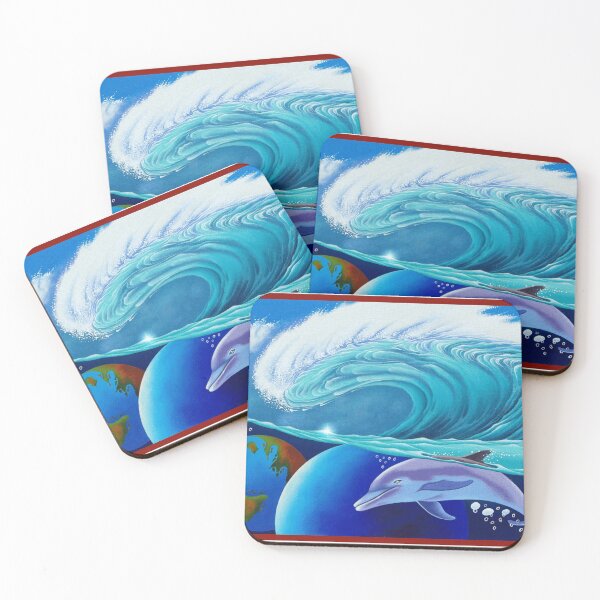 Item preview, Cosmic Dolphinscape 2 designed and sold by speedlineart.