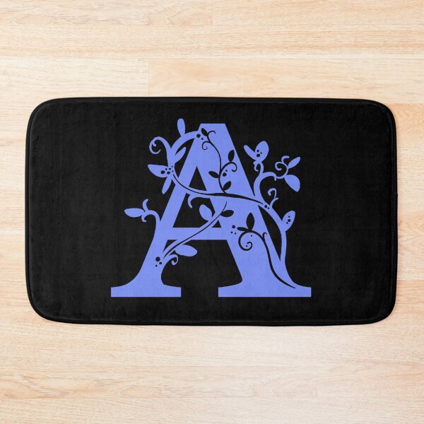 Item preview, Violet Capital Letter A With Vines V3 designed and sold by Victoria Lehnard.