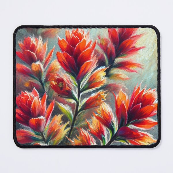 Artikelvorschau, Feurige Eleganz: Indian Paintbrush Pastell entworfen und verkauft von takeng07.