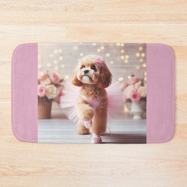 Item preview, Cavoodle ballerina in pink 2 designed and sold by Zelda50.