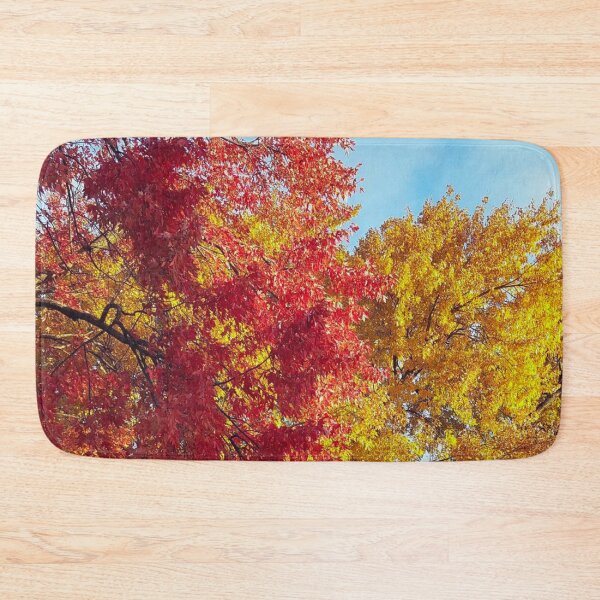 Item preview, Autumn Change of Colors, Red, Yellow Leaves designed and sold by WhiteSoftPetals.