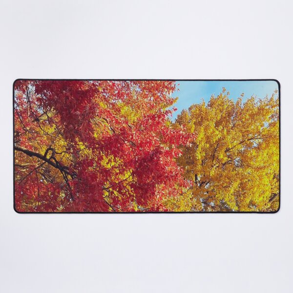 Item preview, Autumn Change of Colors, Red, Yellow Leaves designed and sold by WhiteSoftPetals.
