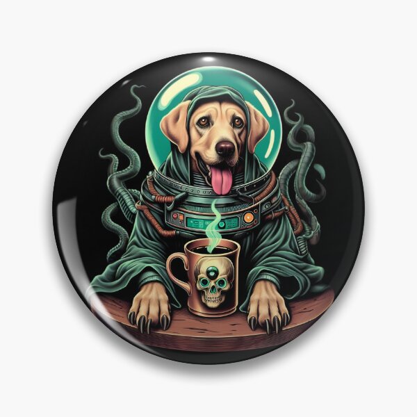 Item preview, Camisetas vintage divertidas con el perro labrador retriever nigromante designed and sold by PAVOXAR.