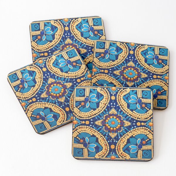 Item preview, Beaded blue design  designed and sold by Roxburylane.