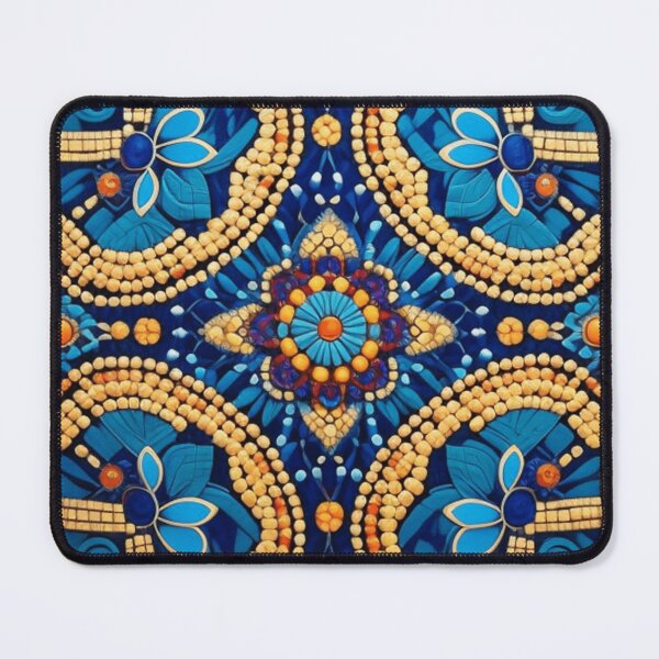 Item preview, Beaded blue design designed and sold by Roxburylane.