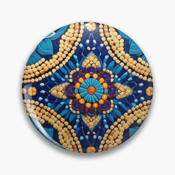 Item preview, Beaded blue design  designed and sold by Roxburylane.
