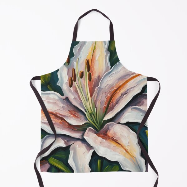 Item preview, Stargazer Lily Flower Impasto style designed and sold by Glimmersmith.