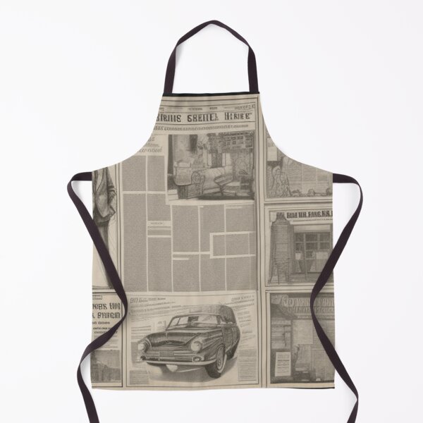 Item preview, Vintage newspaper art designed and sold by Roxburylane.