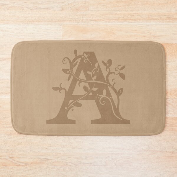 Item preview, Brown Capital Letter A With Vines V2 designed and sold by Victoria Lehnard.