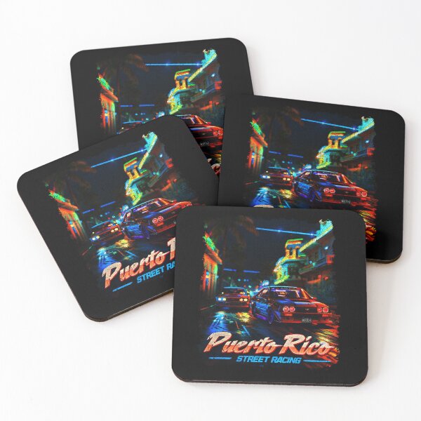 Item preview, Puerto Rico - Street Racing Night Glow designed and sold by CreativoDesign.