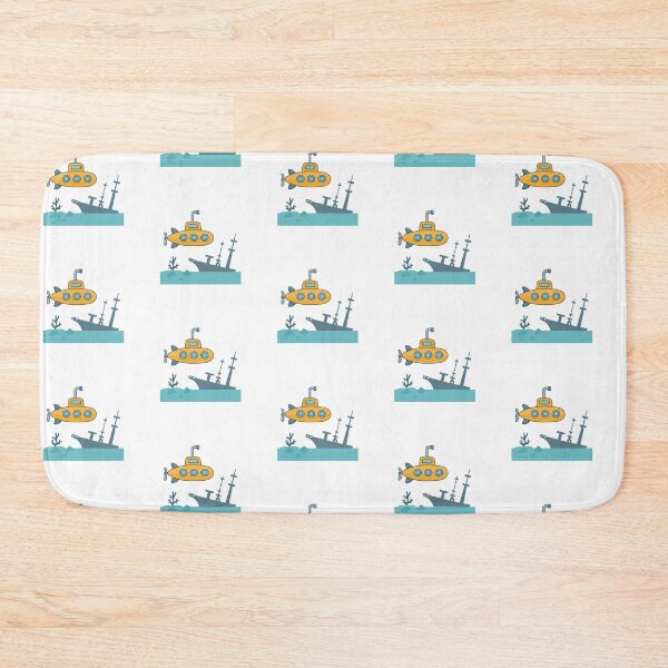 Item preview, Submarine near a shipwreck doodle designed and sold by rasagamastore.