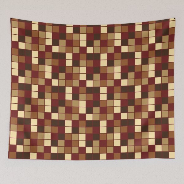 Item preview, TILE PRINT, IN BROWN designed and sold by larissa-myrie.