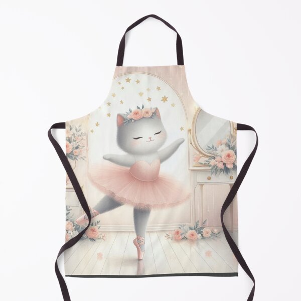 Item preview, Cat ballerina in pink designed and sold by Zelda50.