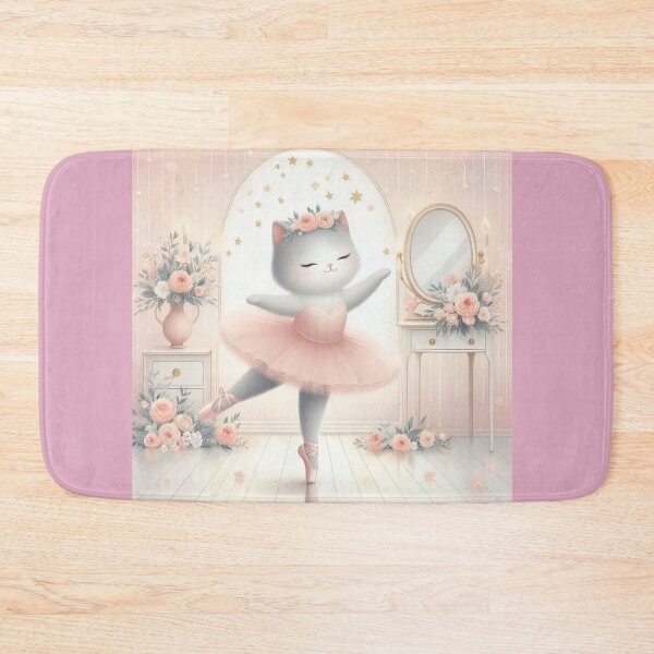Item preview, Cat ballerina in pink designed and sold by Zelda50.