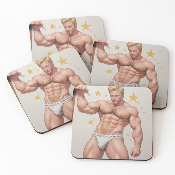 Item preview, BrawnyAi's Ai Pencil Drawing of a Digital Hunk designed and sold by BrawnyAi.