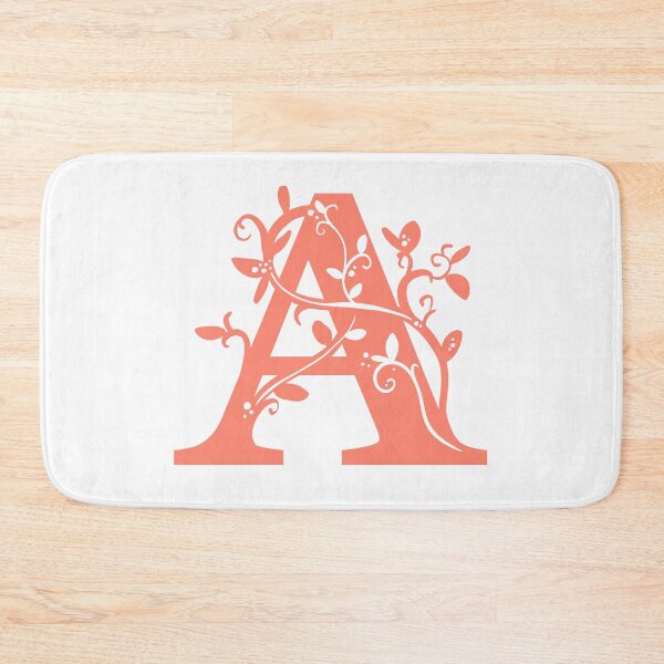 Item preview, Red Capital Letter A With Vines designed and sold by Victoria Lehnard.