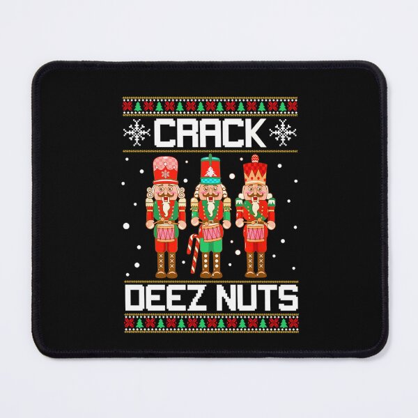 Item preview, Funny Crack Deez Nuts Ugly Christmas Sweater Xmas Nutcracker designed and sold by taaddison50.