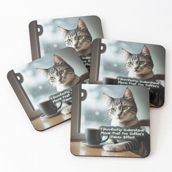 Item preview, Kitten Coffee Comprehension designed and sold by IvaRenee.